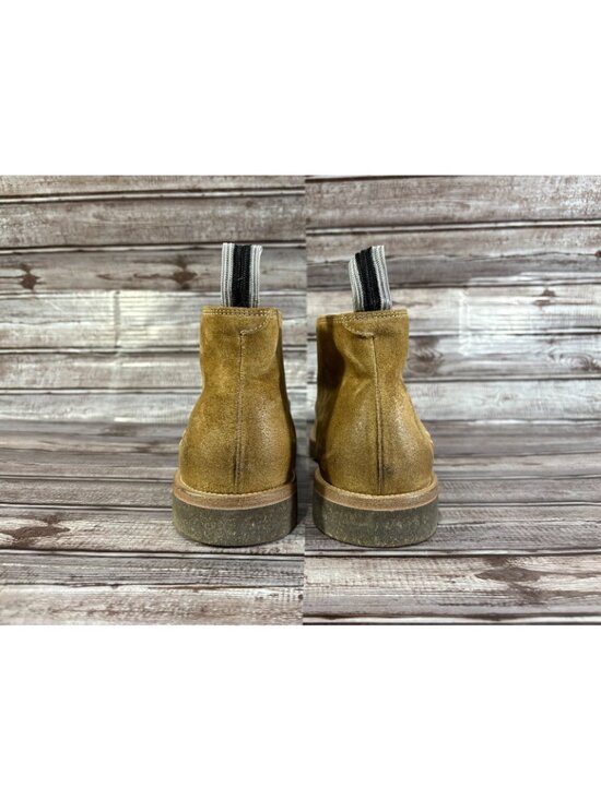 John Varvatos collection Varick Suede Leather Chukka Shoes Sz 11 color Tan New main image 4